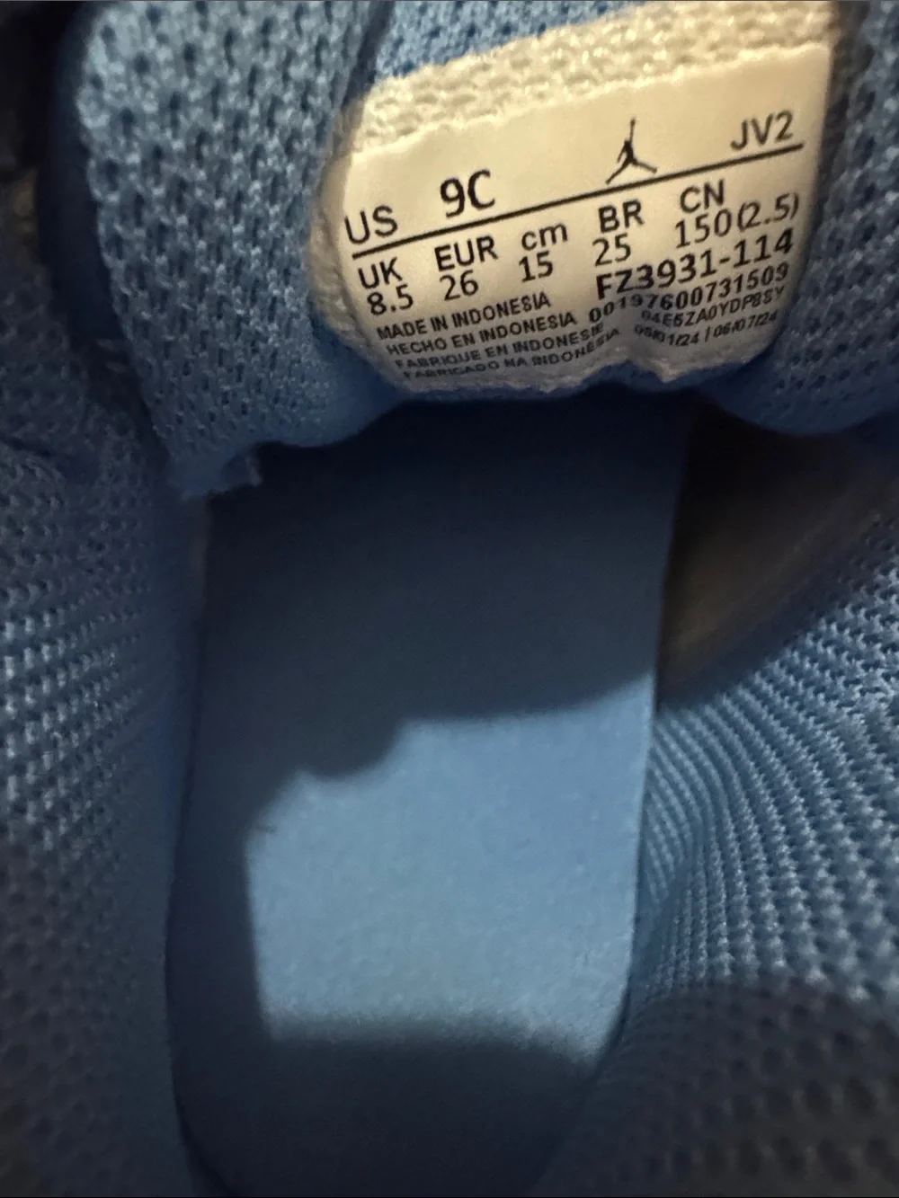 Nike Kids Blue and White High-Top Sneakers
